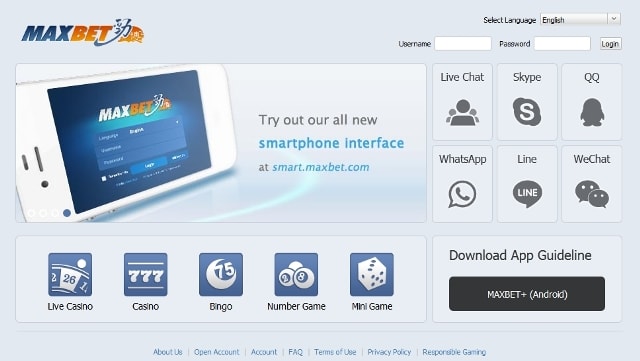 maxbet login